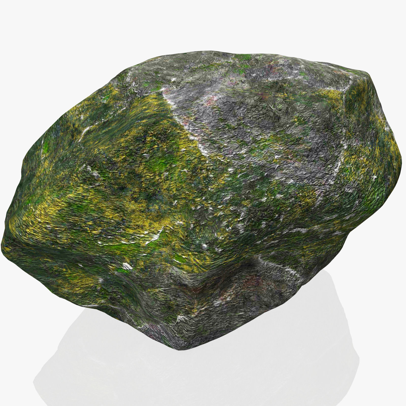Rock Stone 2 3D Model Game ready .max .obj .3ds .fbx