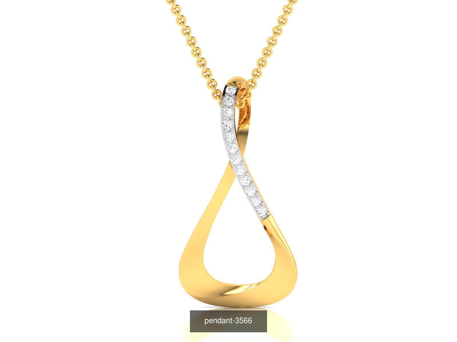 36 BRANDED PENDANT NECKLACES 3D Model Collection_37