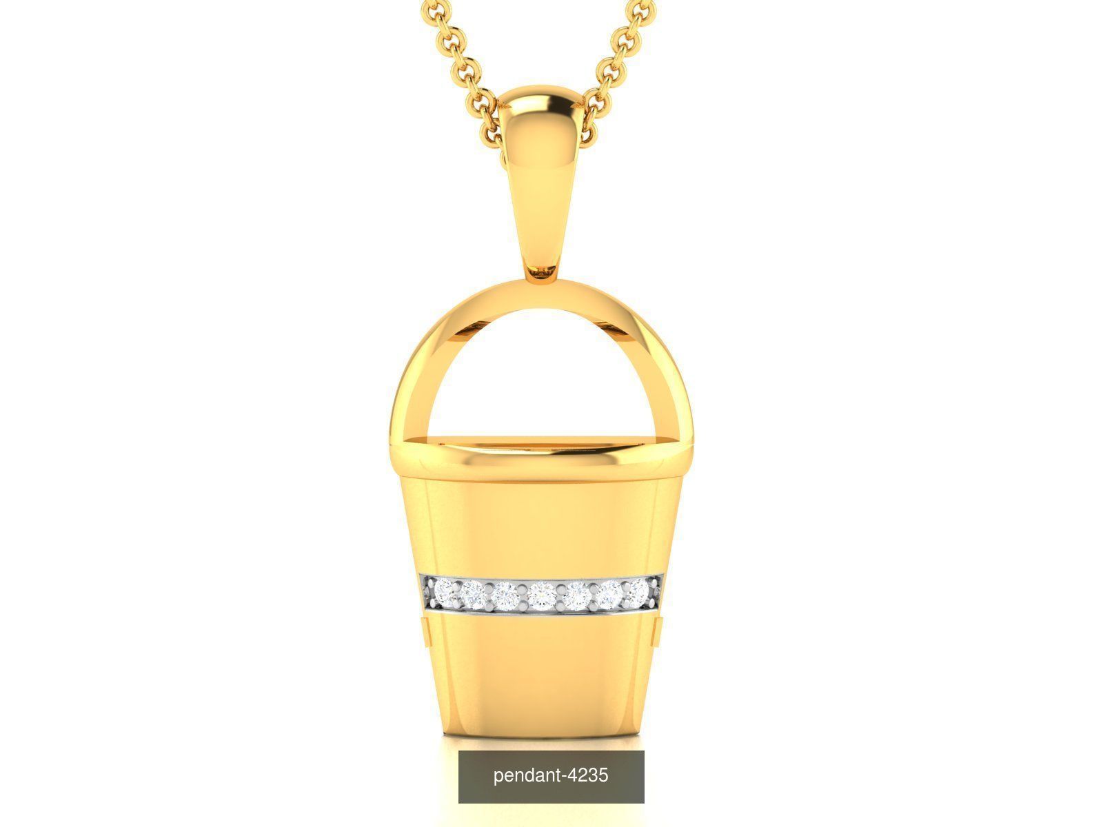 36 BRANDED PENDANT NECKLACES 3D Model Collection_29