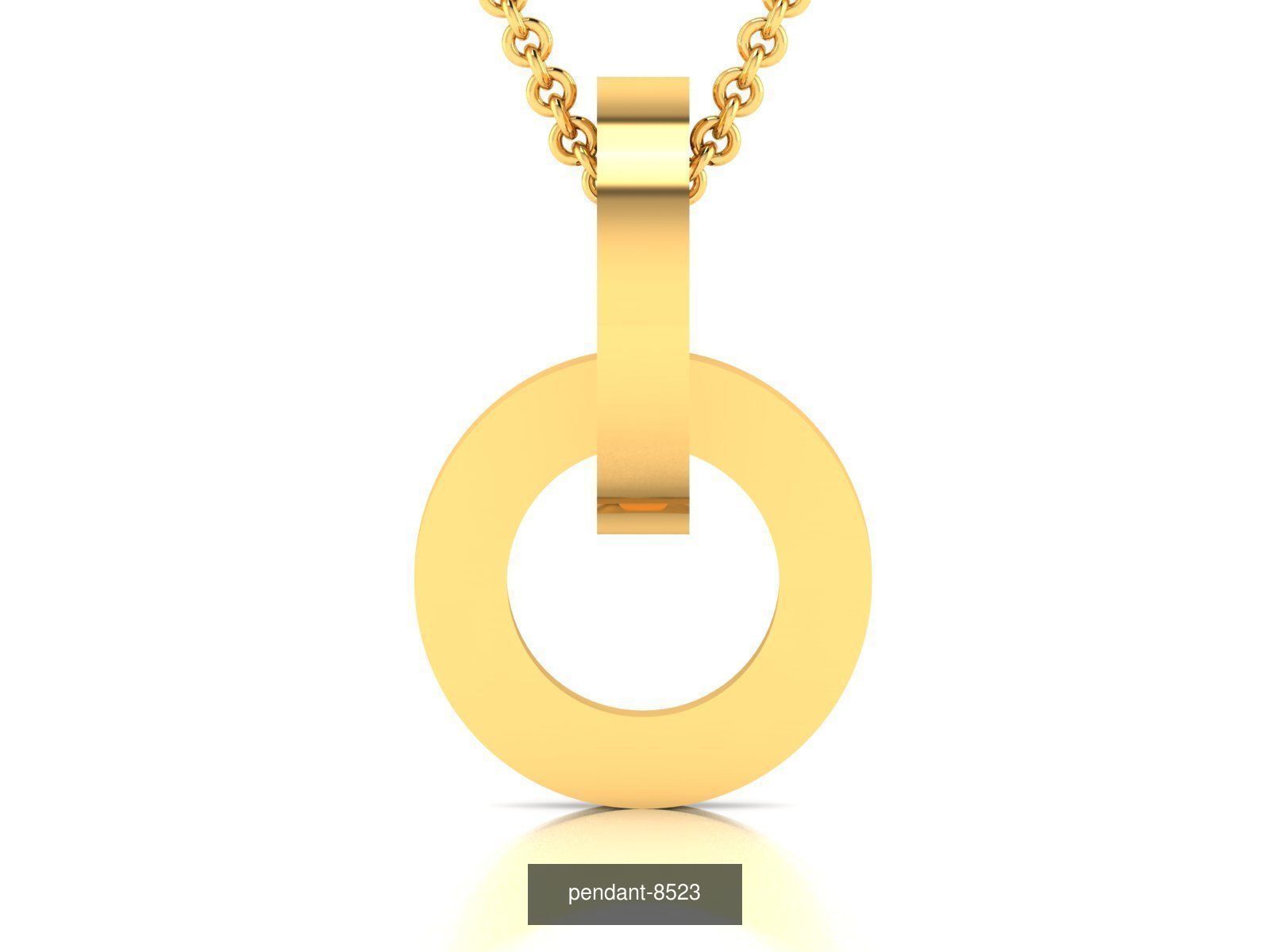 36 BRANDED PENDANT NECKLACES 3D Model Collection_11