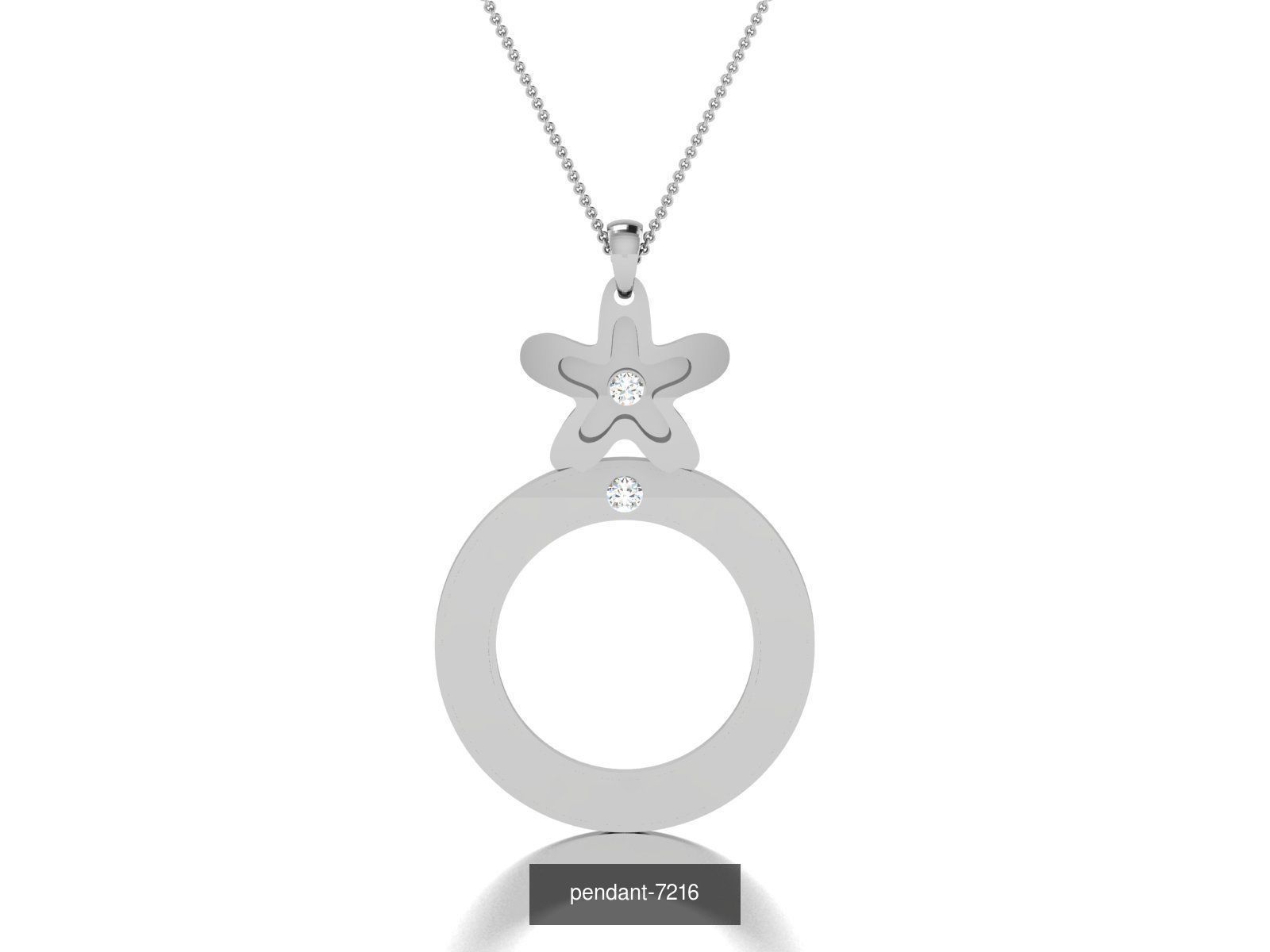 36 BRANDED PENDANT NECKLACES 3D Model Collection_22