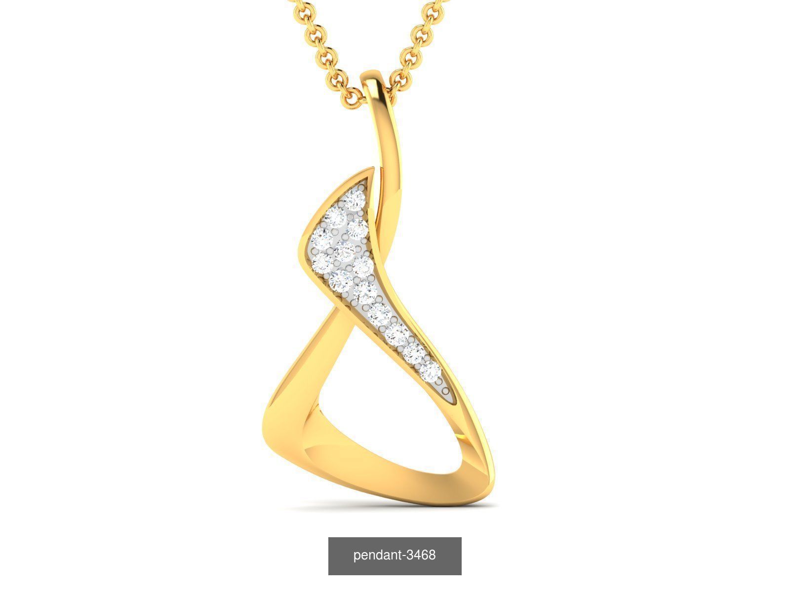 36 BRANDED PENDANT NECKLACES 3D Model Collection_39