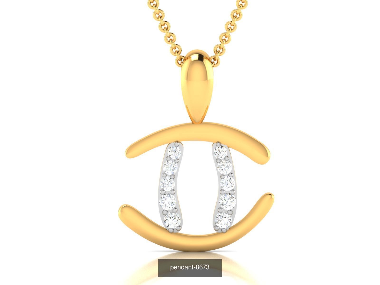 36 BRANDED PENDANT NECKLACES 3D Model Collection_7