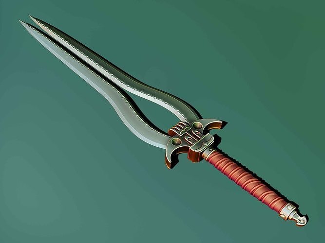 electro sword 3d print Free 3D print model