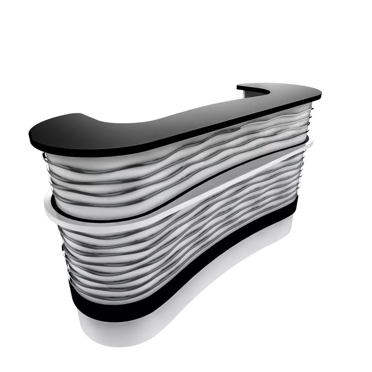 reception desk 1b 3D model_0