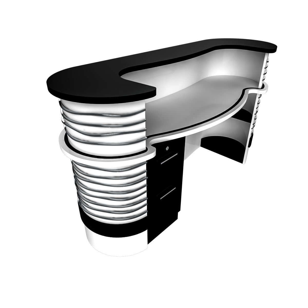 reception desk 1b 3D model_24