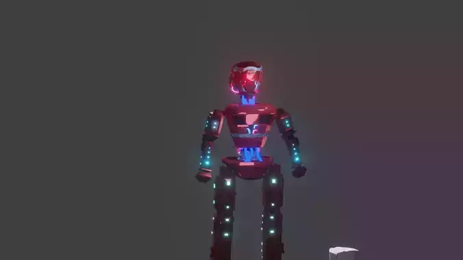 Robot Character Pwer Ranger