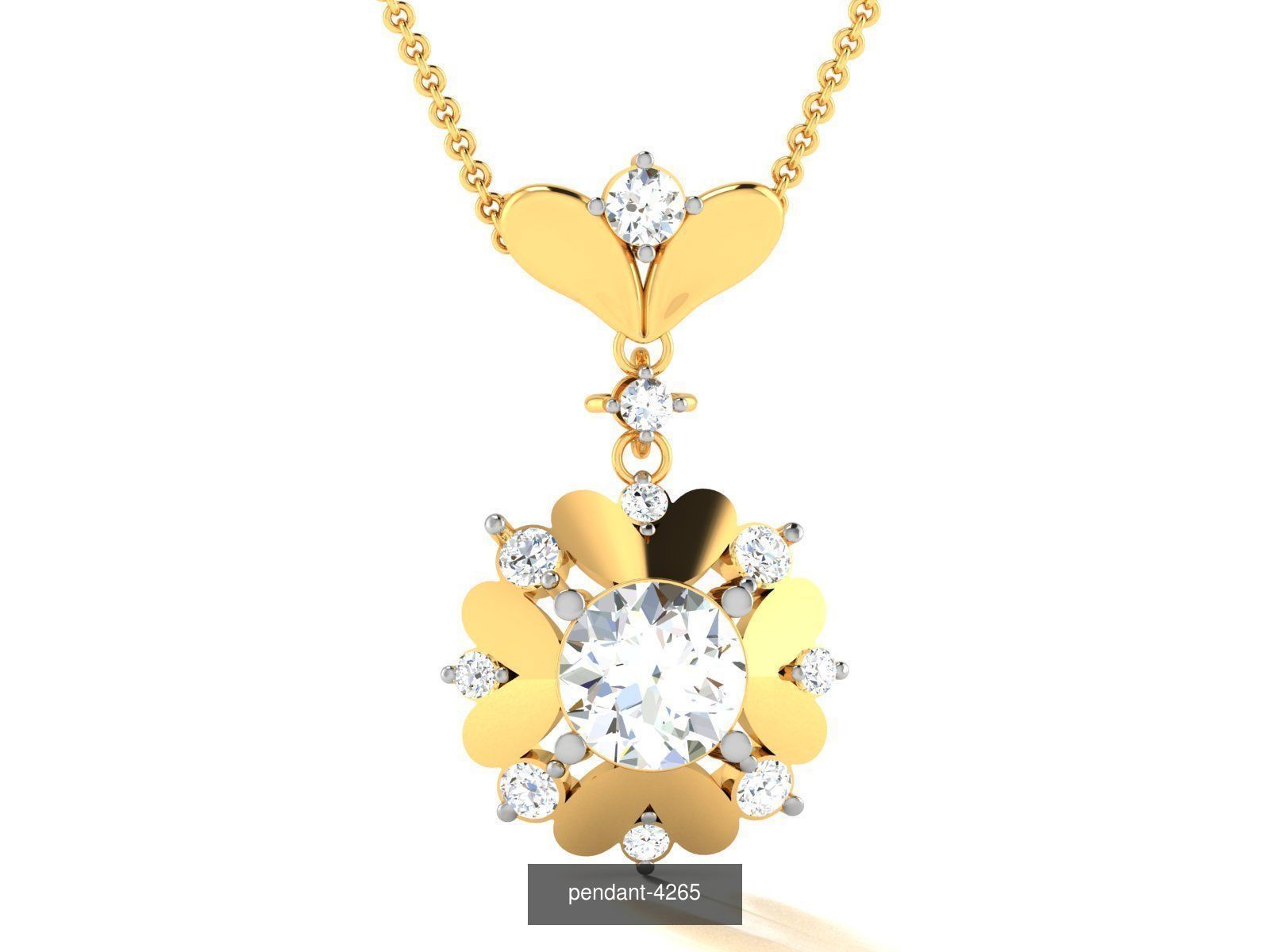 24 SOLITAIRE PENDANT  3D Model Collection_16