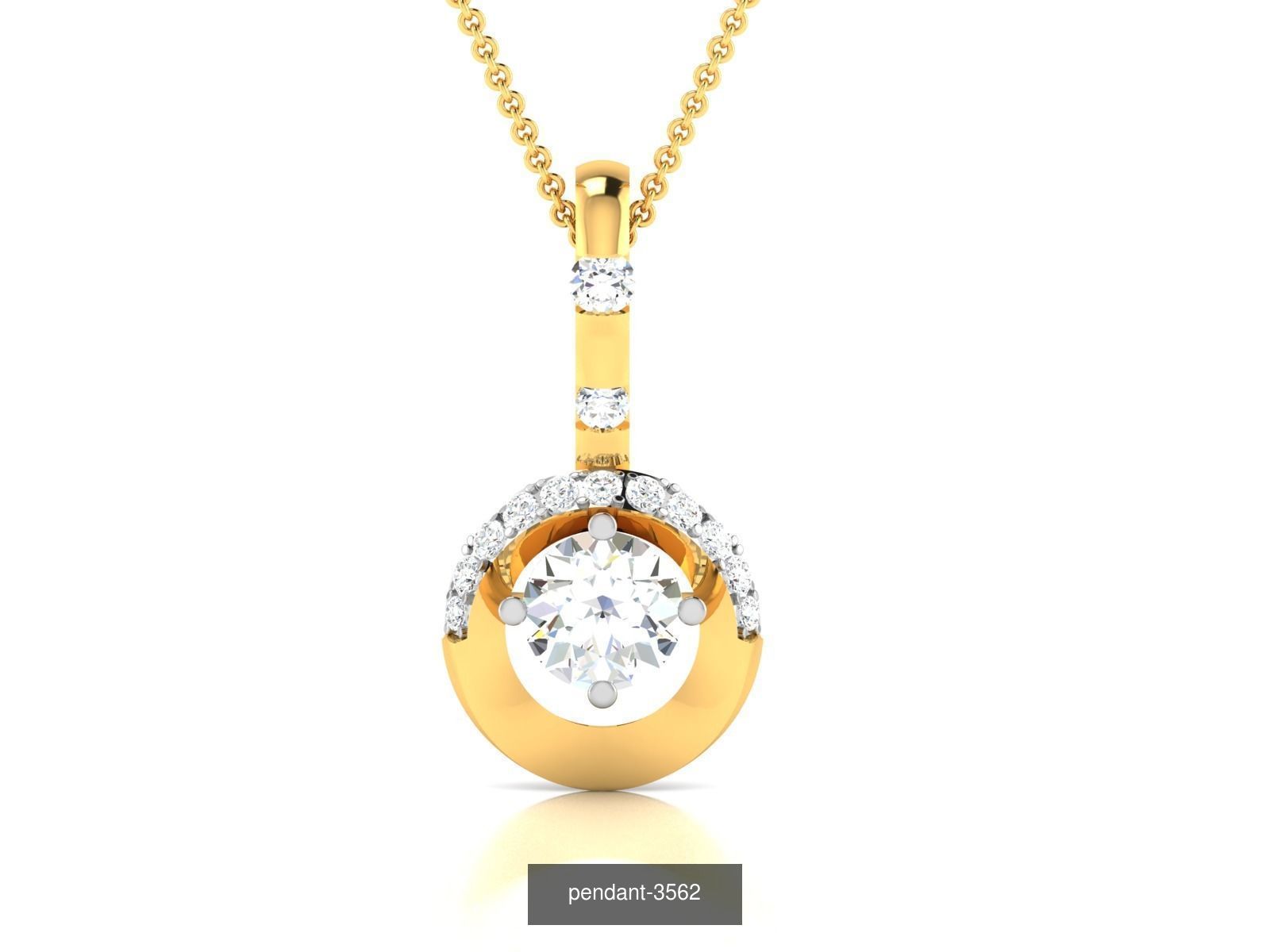 24 SOLITAIRE PENDANT  3D Model Collection_22