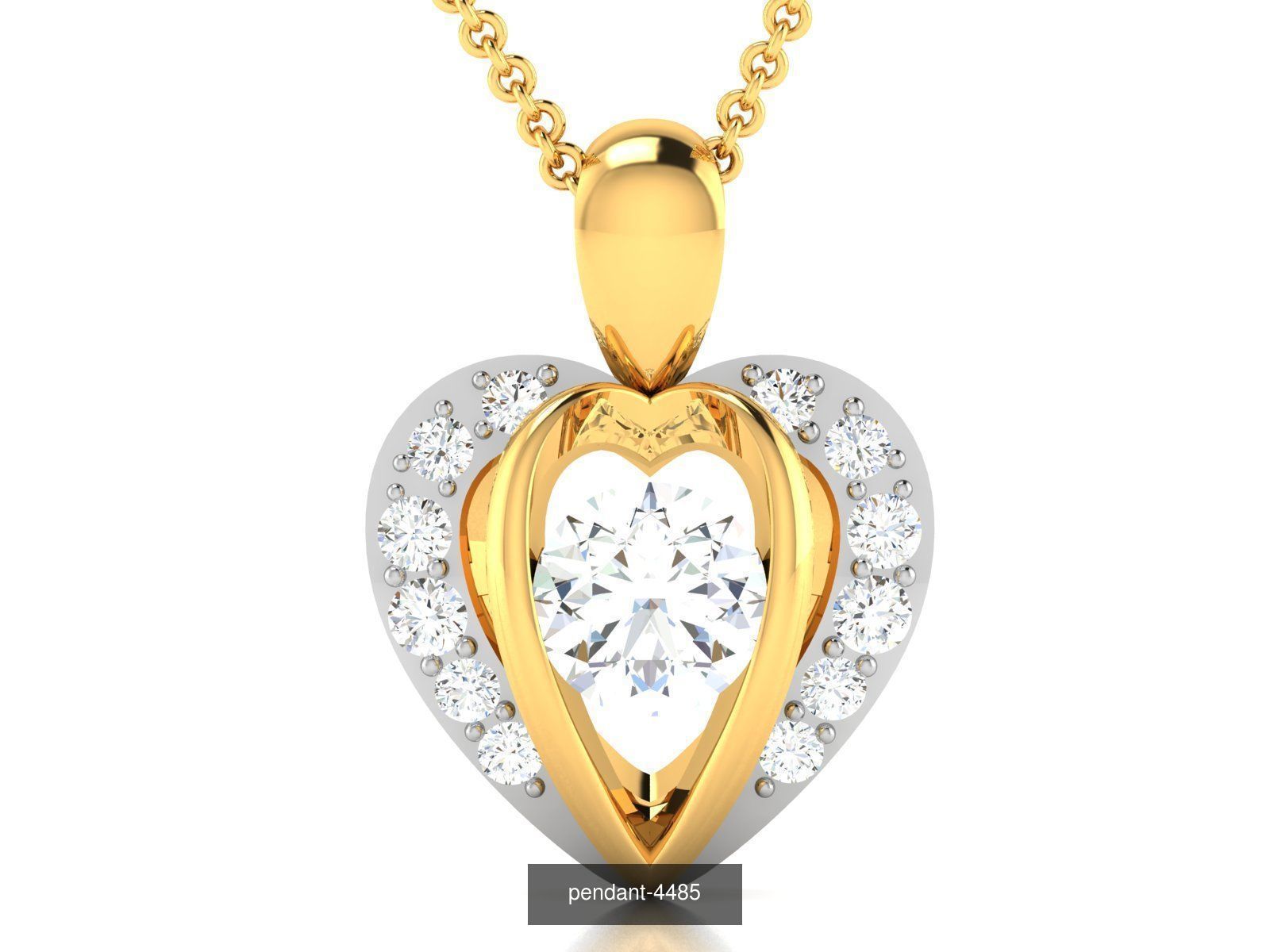 24 SOLITAIRE PENDANT  3D Model Collection_14