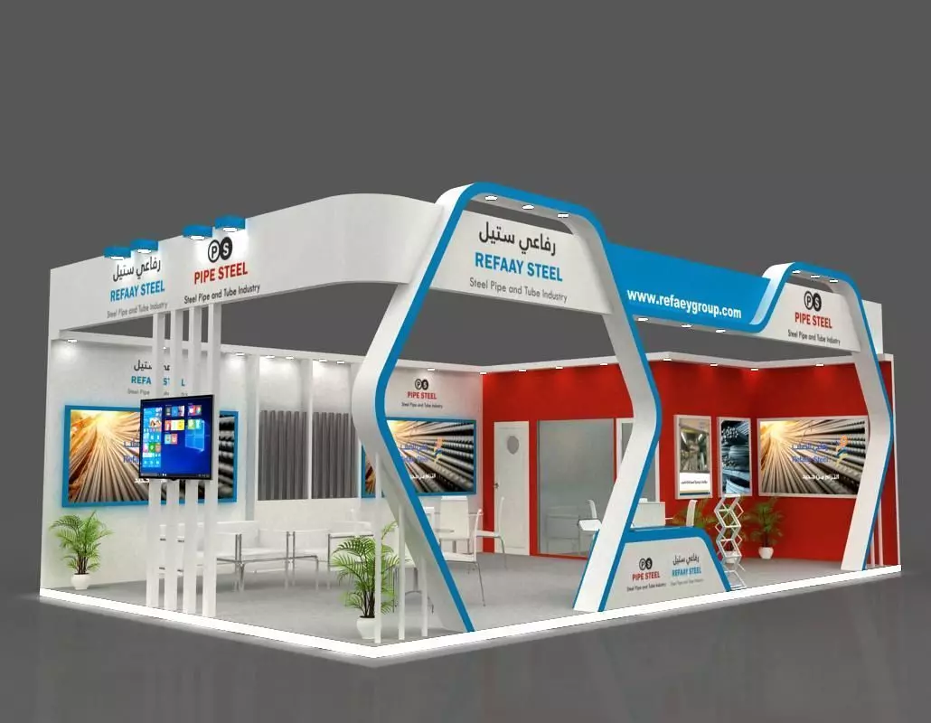 Booth designers 10x6  3D model_0