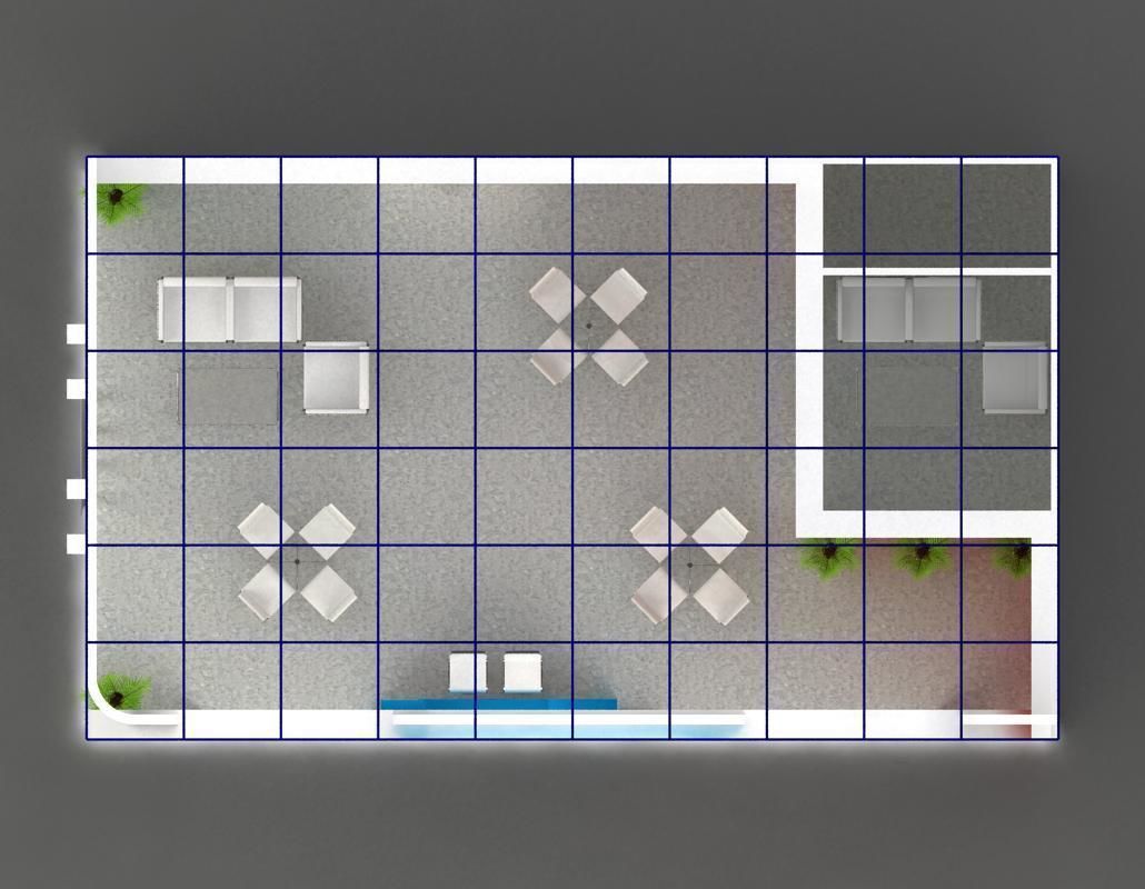 Booth designers 10x6  3D model_11