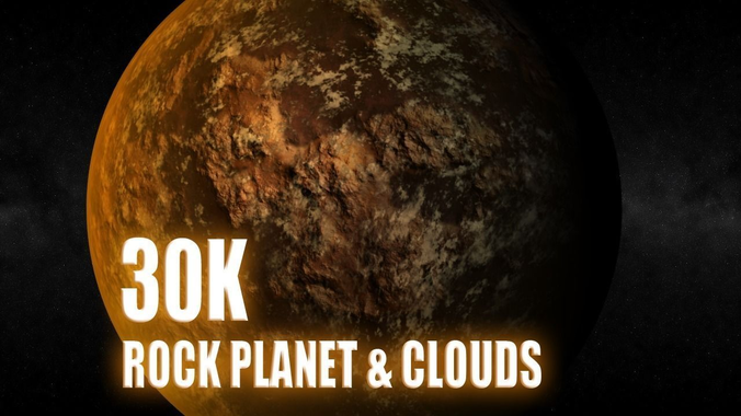 Rock Planet 30K 3D model