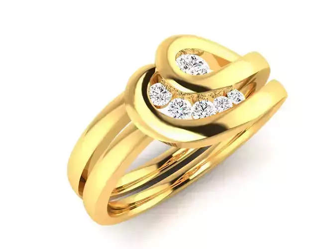 ring-3073 diamond ring gold
