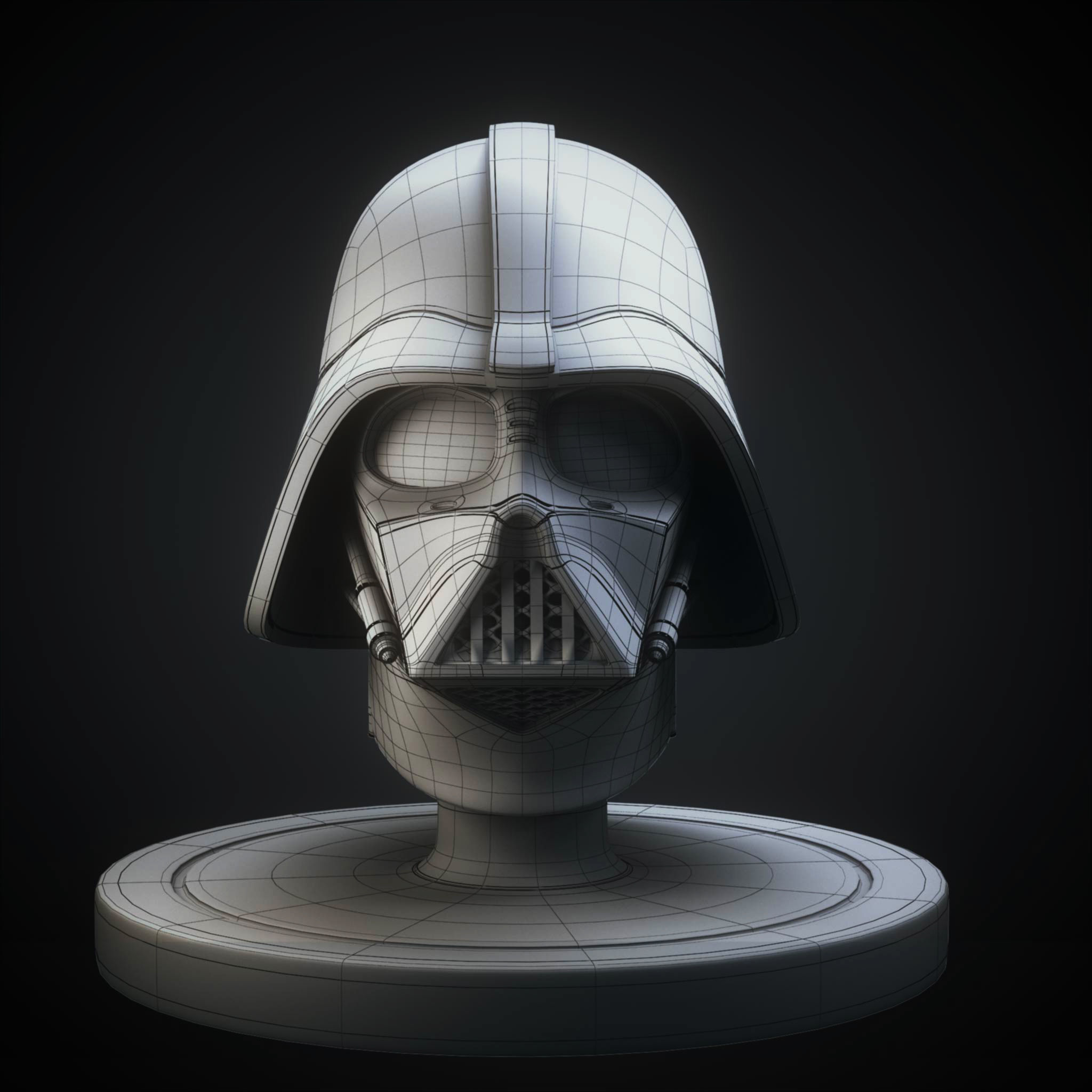 Darth Vader Helmet 3D model 3D model_3