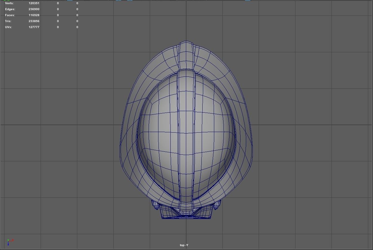 Darth Vader Helmet 3D model 3D model_8