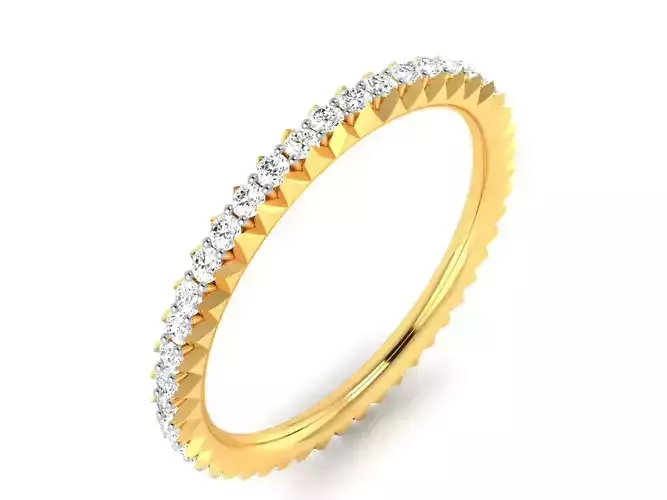 ring-2815 gold diamond eternity ring