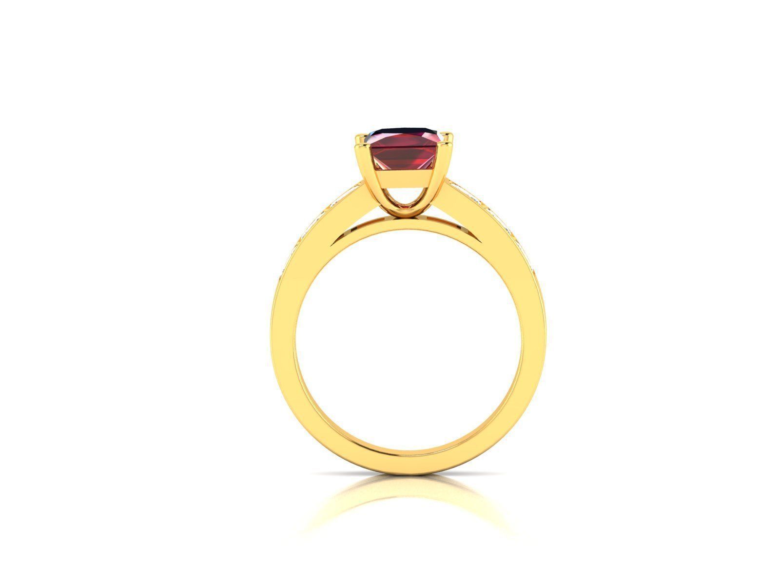 ring-2246 ruby and diamond engagement ring gold 3D print model_13