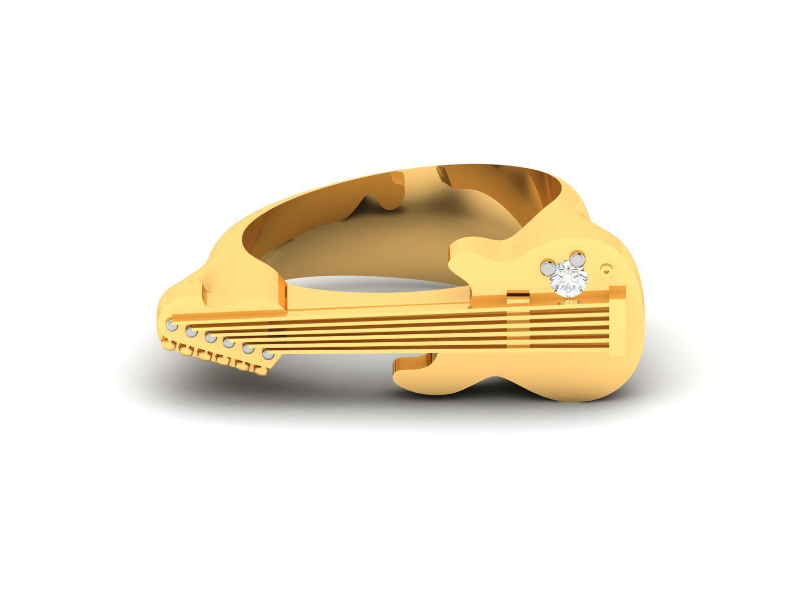 ring-2244 guitar ring gold 3D print model_6