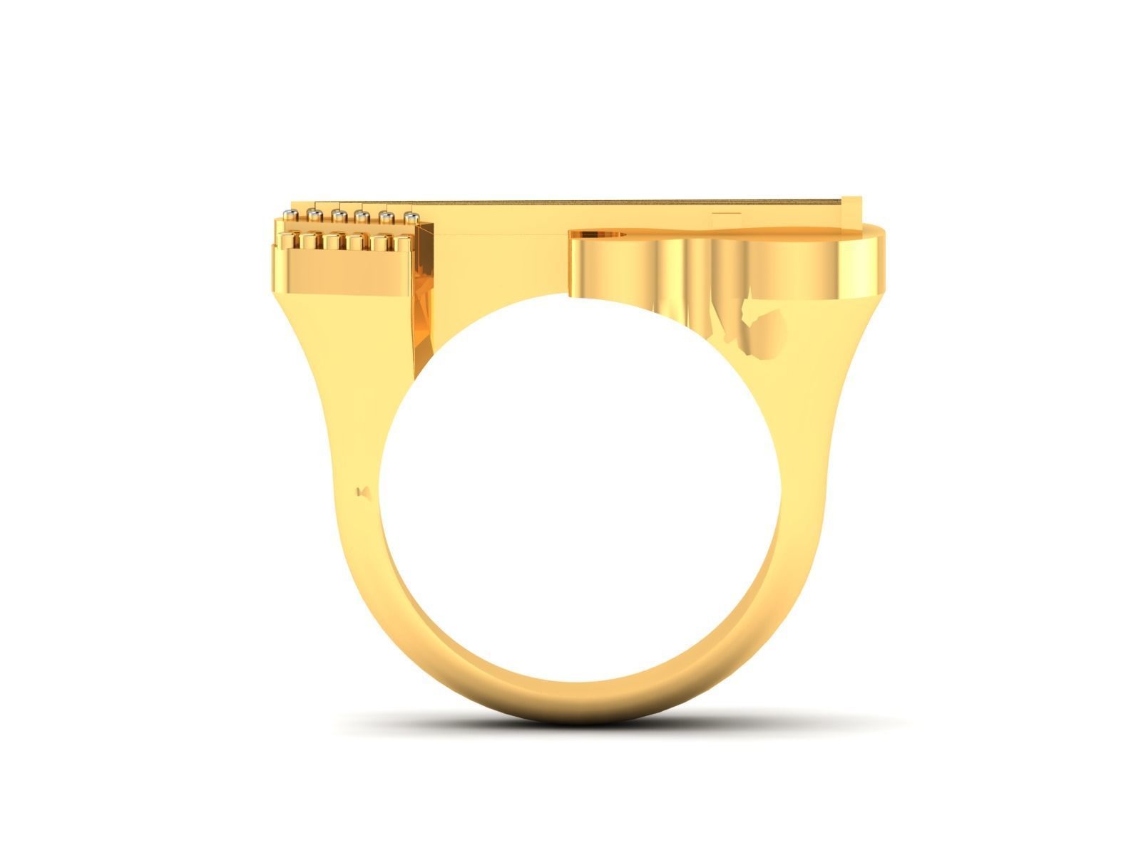 ring-2244 guitar ring gold 3D print model_3
