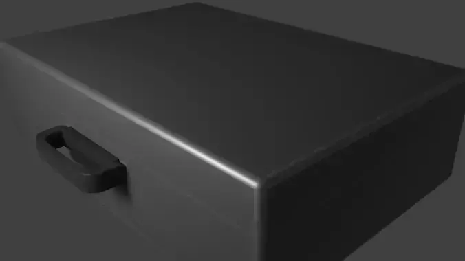 LowPoly Briefcase Simple