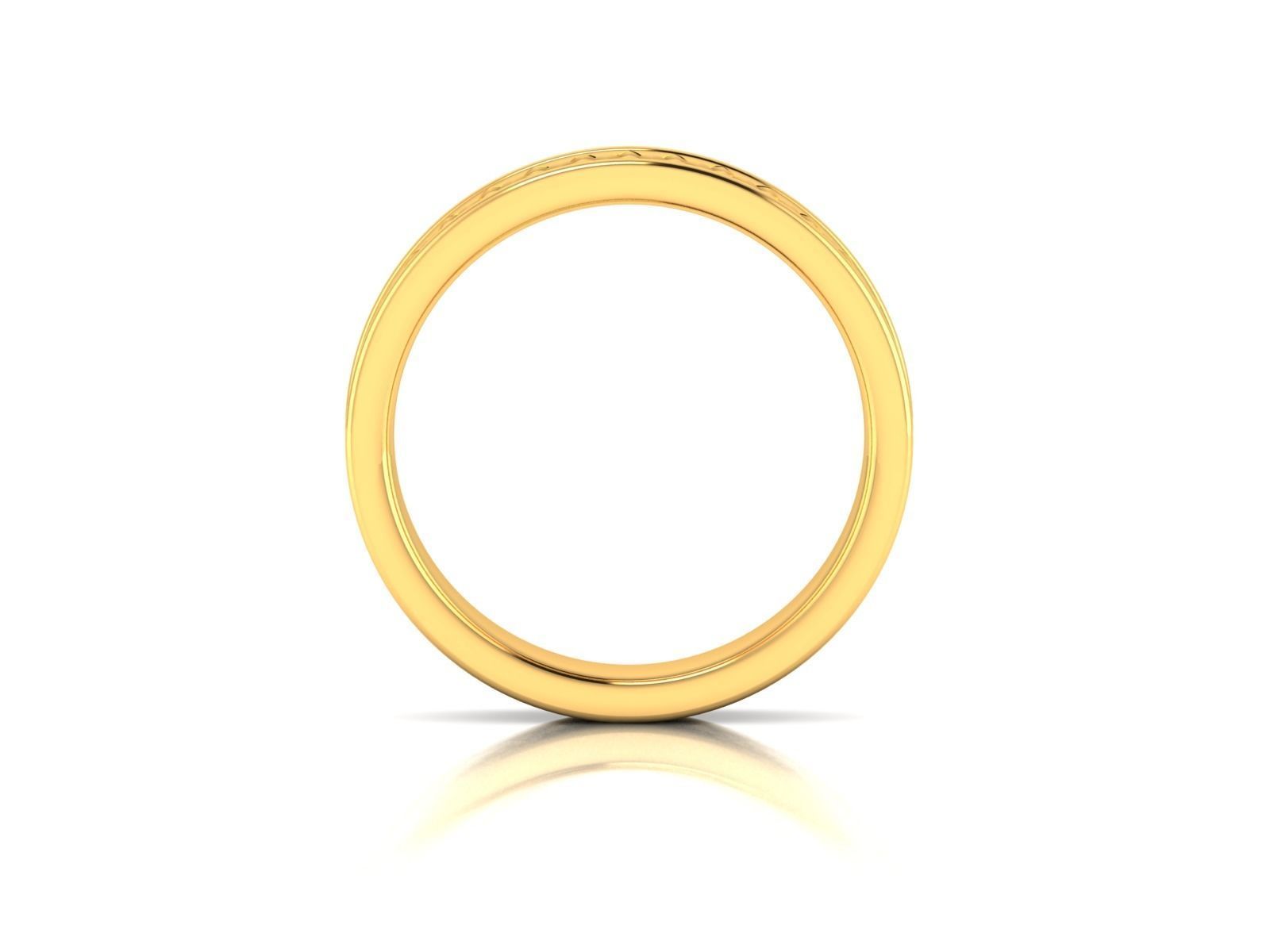 ring-5260 gold ring with diamonds 3D print model_3