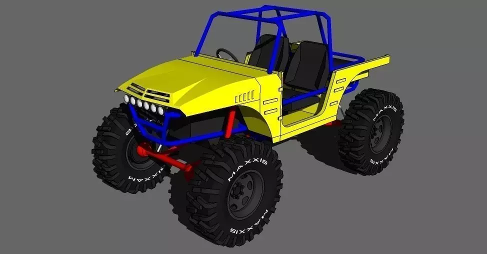 LJ80 Rock Crawler 1 3D model