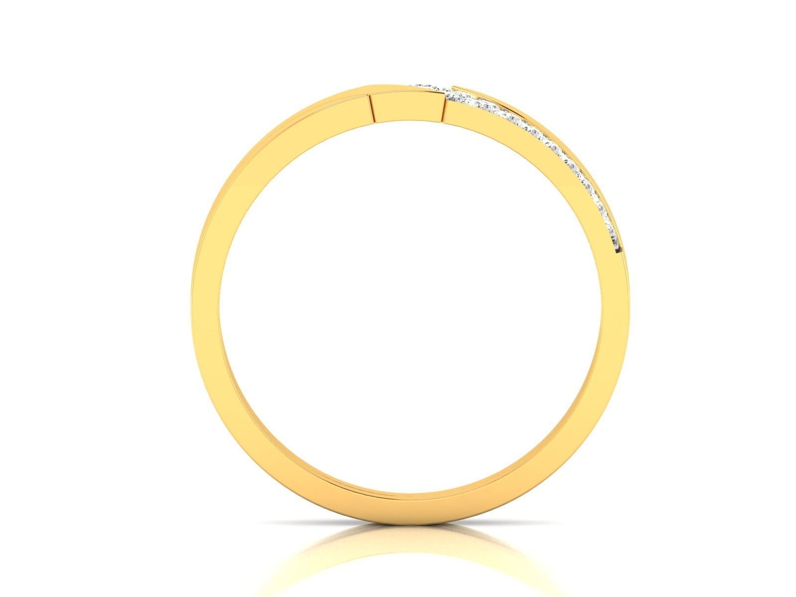 ring-4233 mens diamond ring gold 3D print model_2