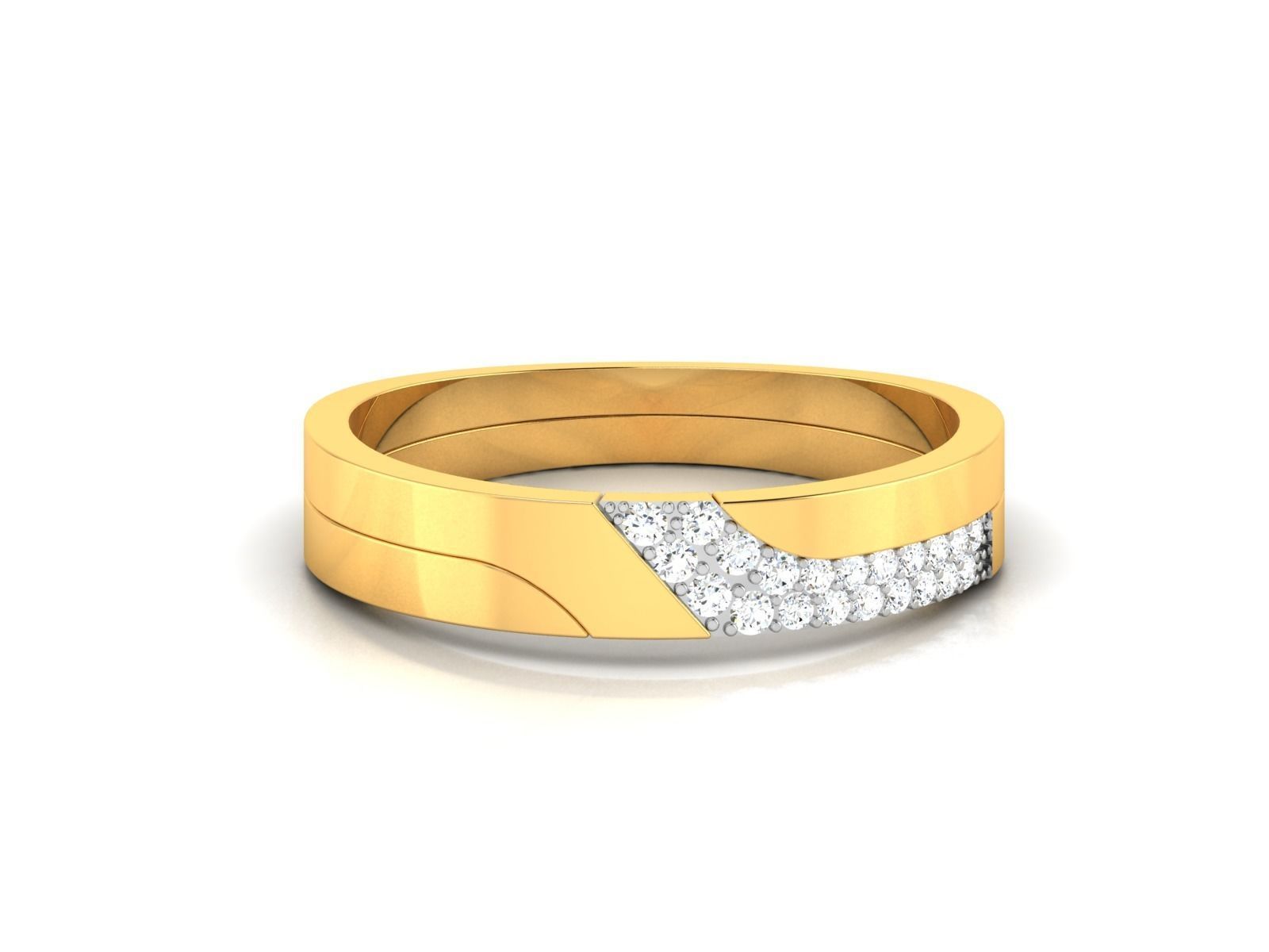 ring-4233 mens diamond ring gold 3D print model_7
