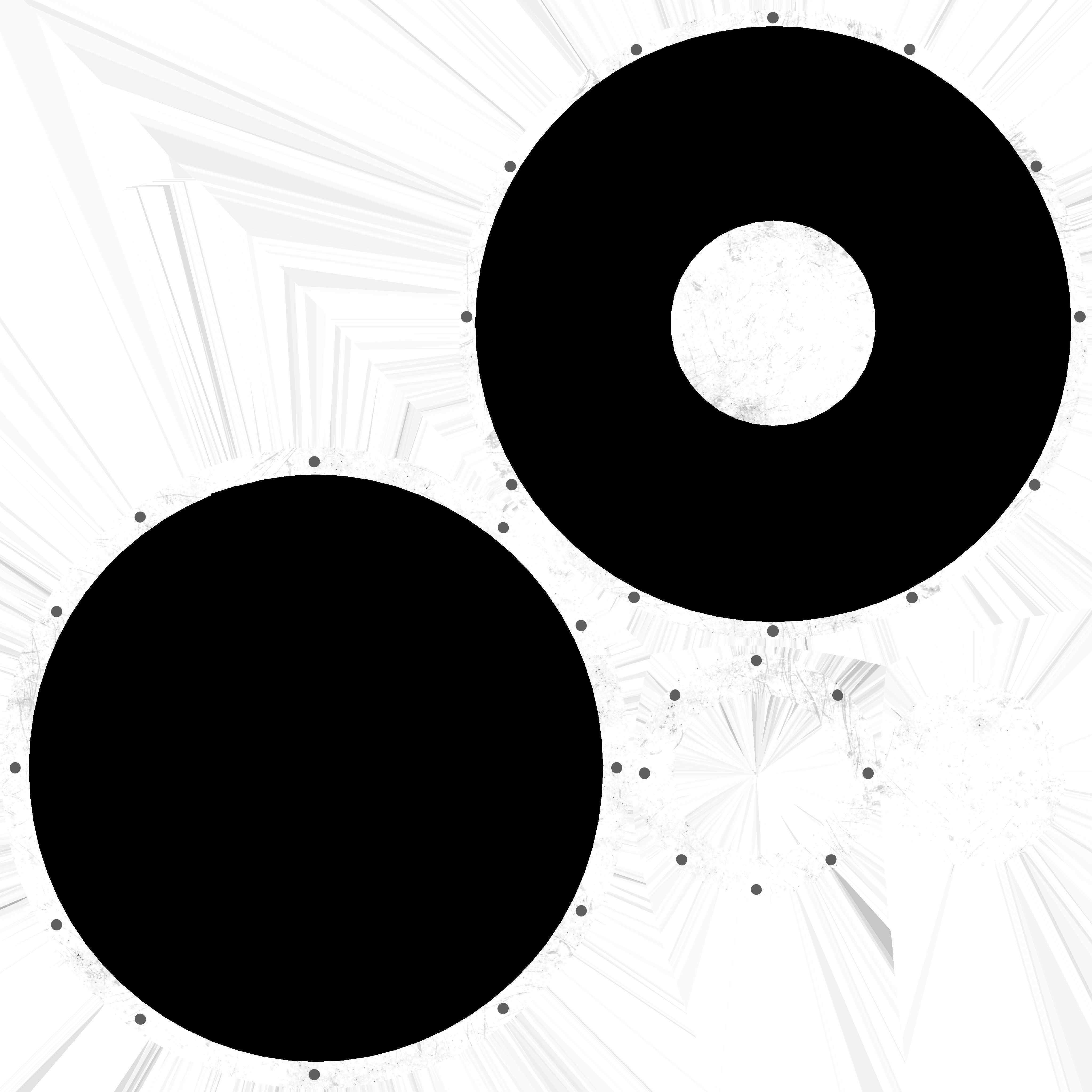 Shield wooden Low-poly 3D model_9