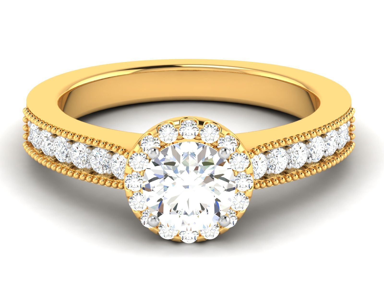 ring-4129 engagement ring gold 3D print model_8
