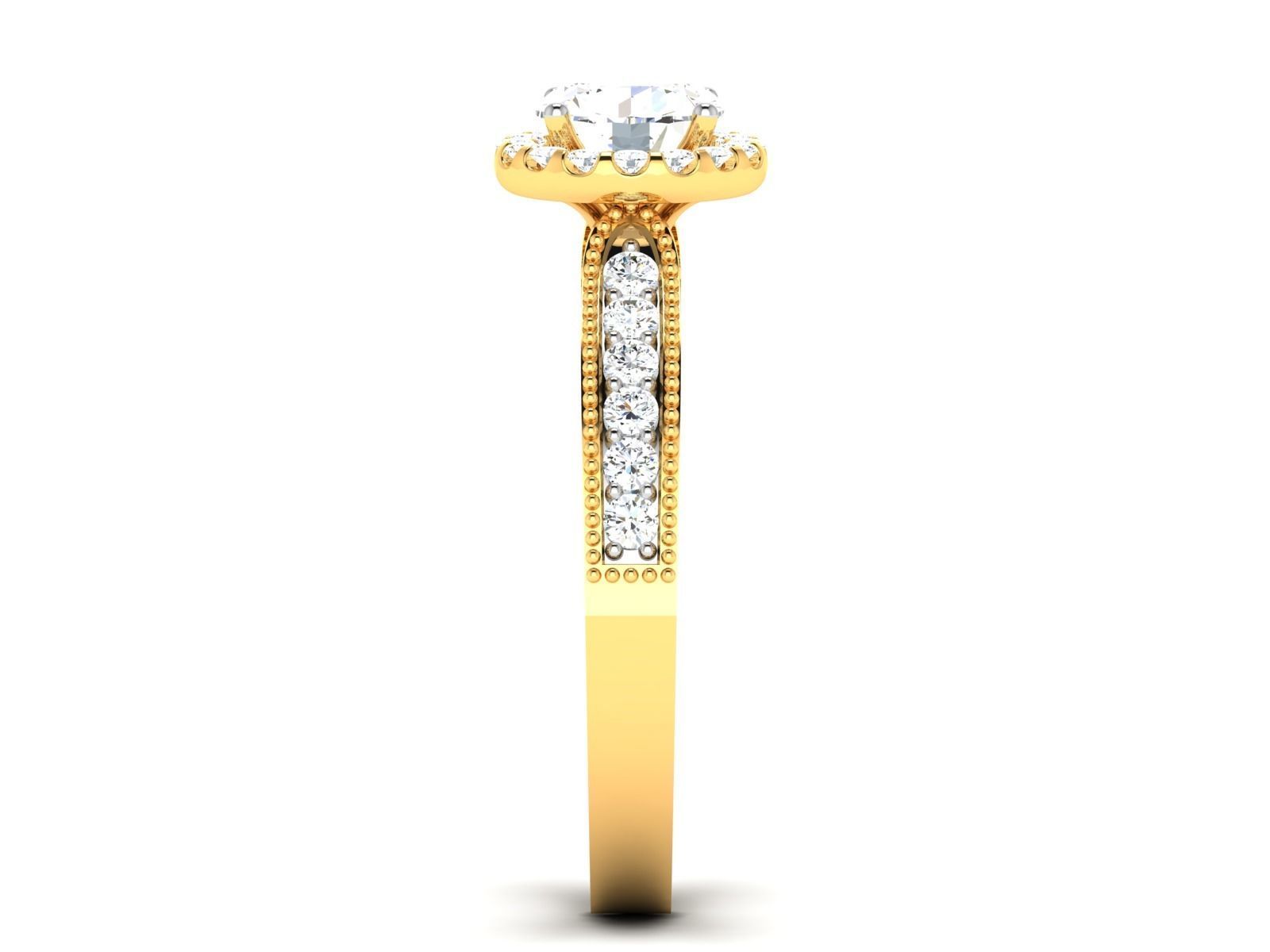 ring-4129 engagement ring gold 3D print model_6