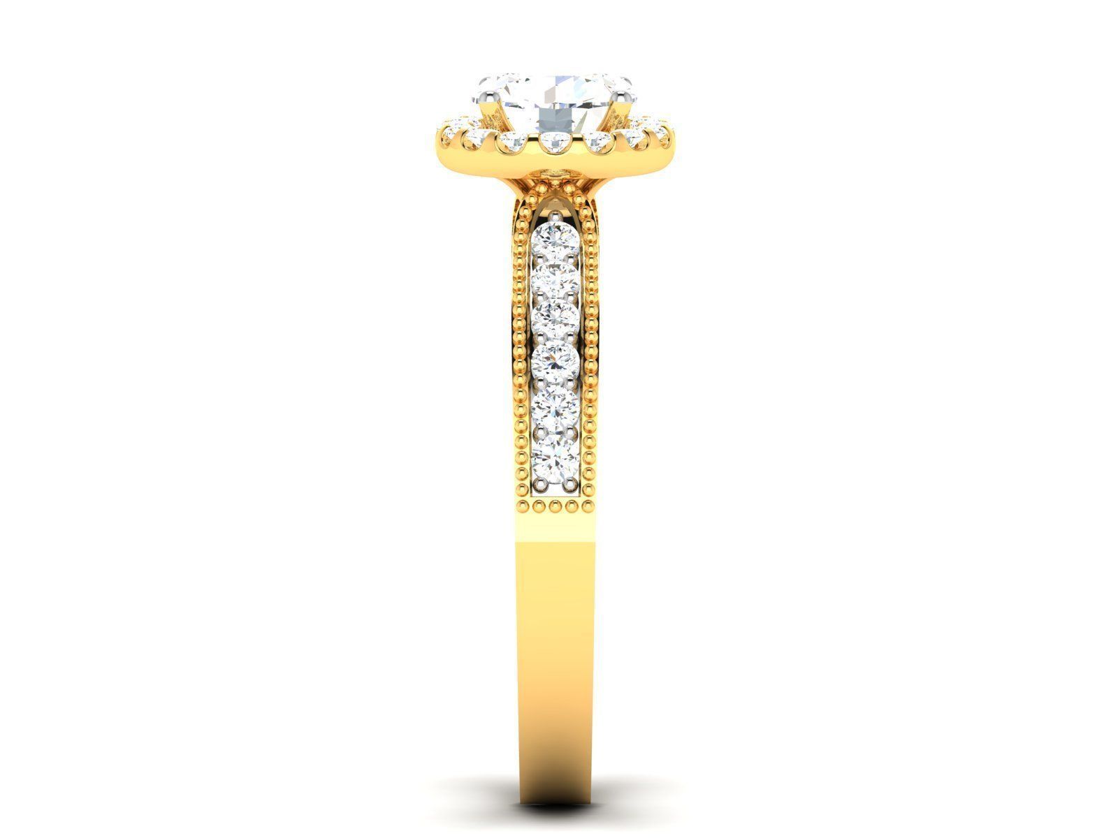 ring-4129 engagement ring gold 3D print model_5