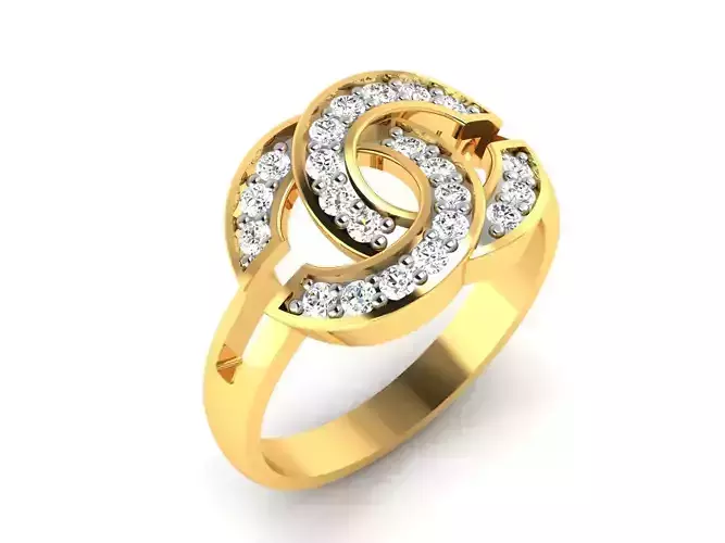 ring-3809 diamond ring gold