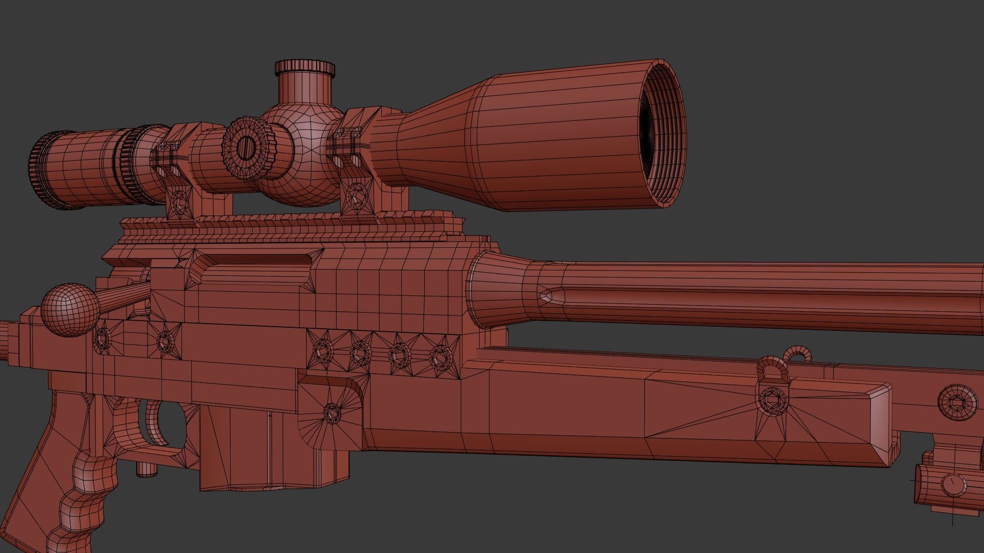 PGM Ultima Ratio Sniper Rifle 3D model_12