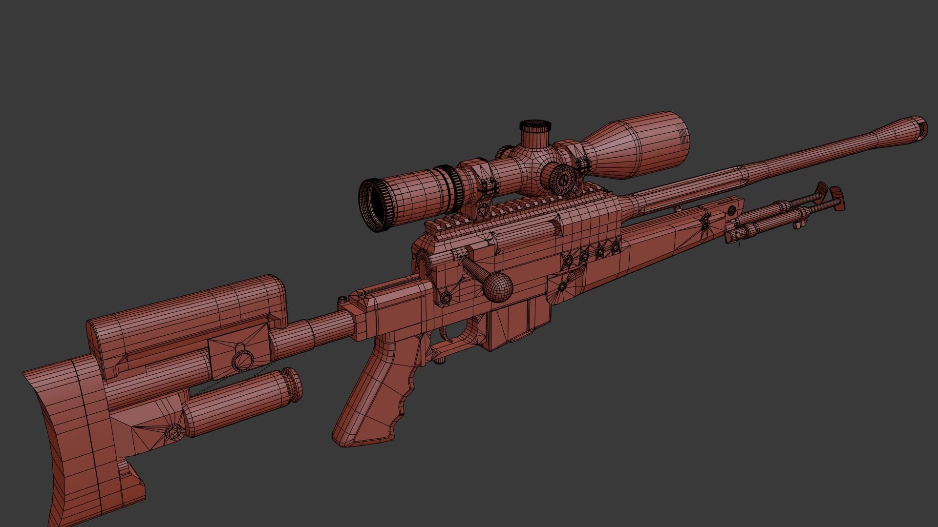 PGM Ultima Ratio Sniper Rifle 3D model_11