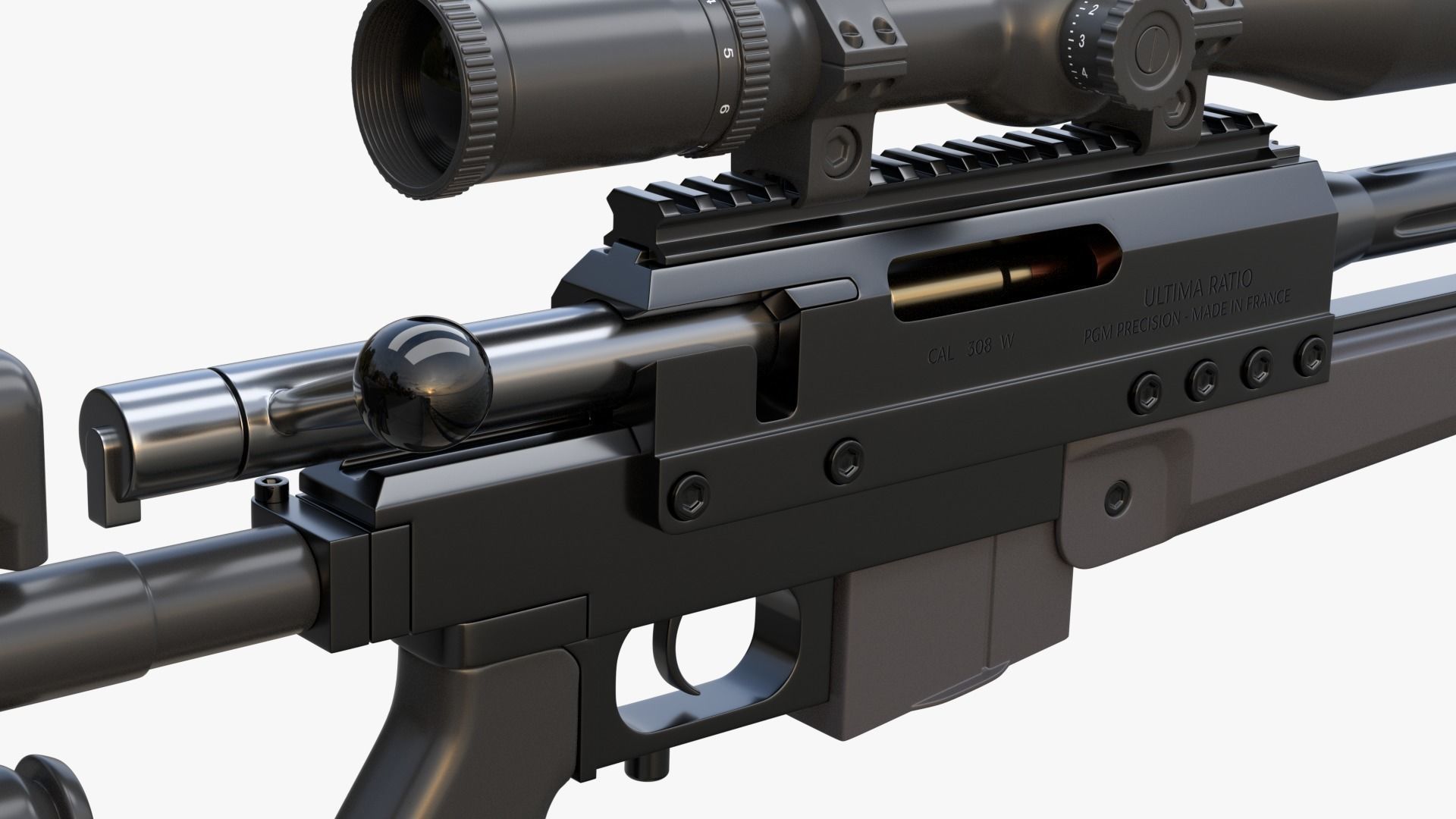 PGM Ultima Ratio Sniper Rifle 3D model_6