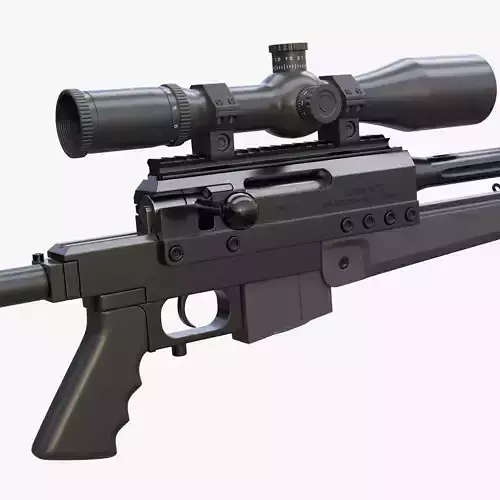 PGM Ultima Ratio Sniper Rifle 3D model
