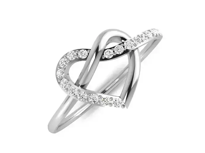 ring-7635 ring gold with diamonds