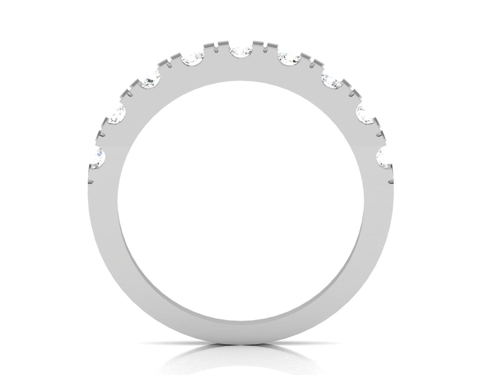 ring-7552 oval diamond ring 3D print model_3