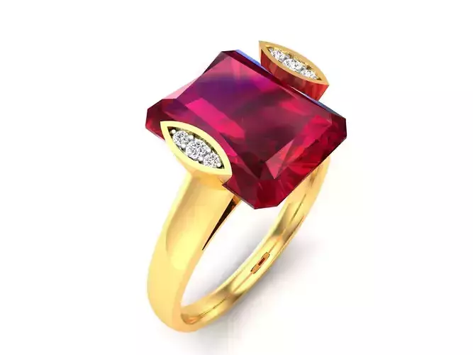 ring-7526 ruby and diamond ring
