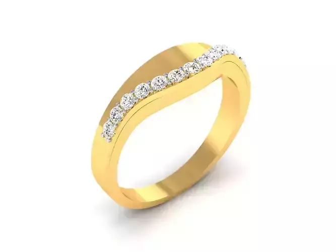 ring-7493 diamond ring gold
