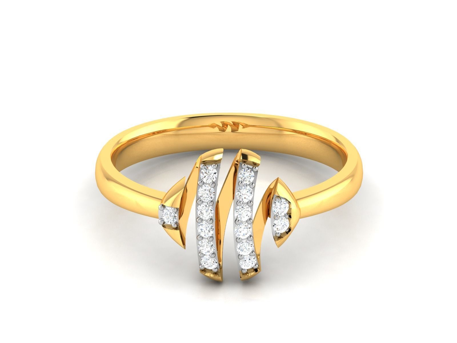 ring-7337 oval diamond ring gold 3D print model_6