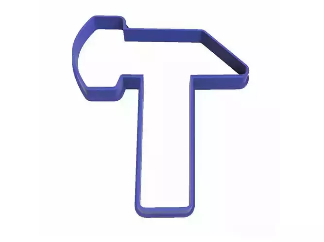 0148 Claw hammer cookie cutter