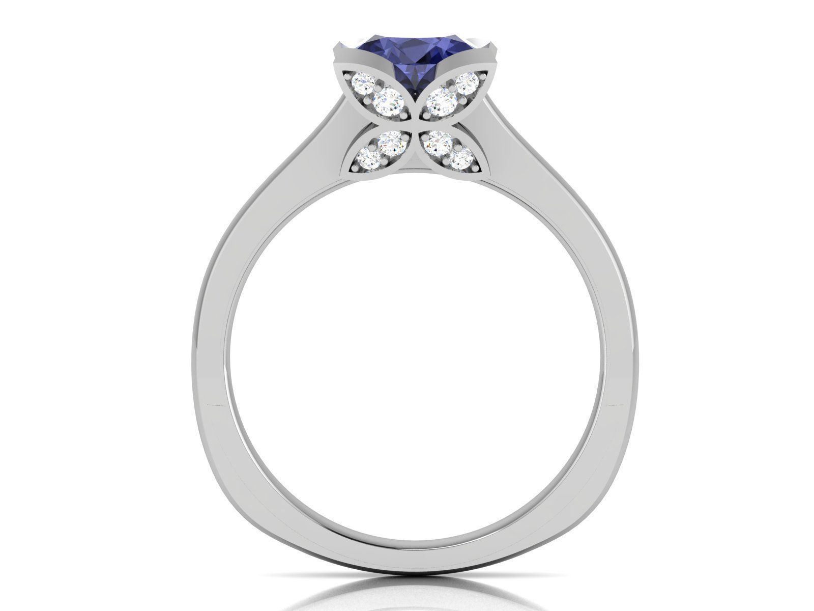 ring-7204 tanzanite engagement ring gold 3D print model_7