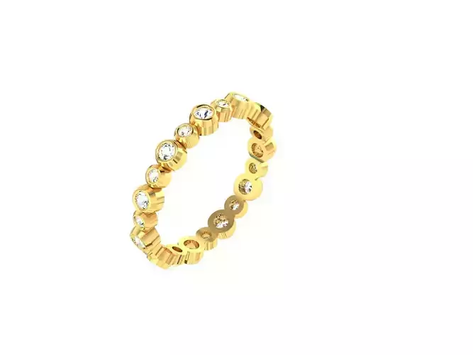 ring-7128 gold eternity ring