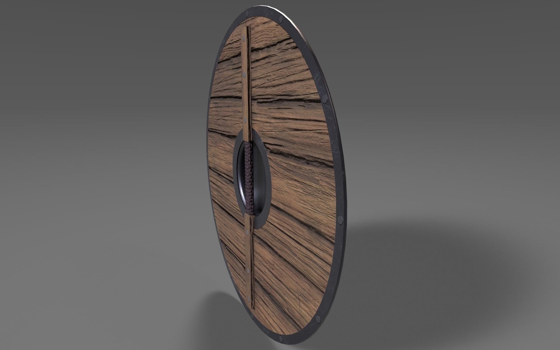Viking Shield 2 Low-poly 3D model_5