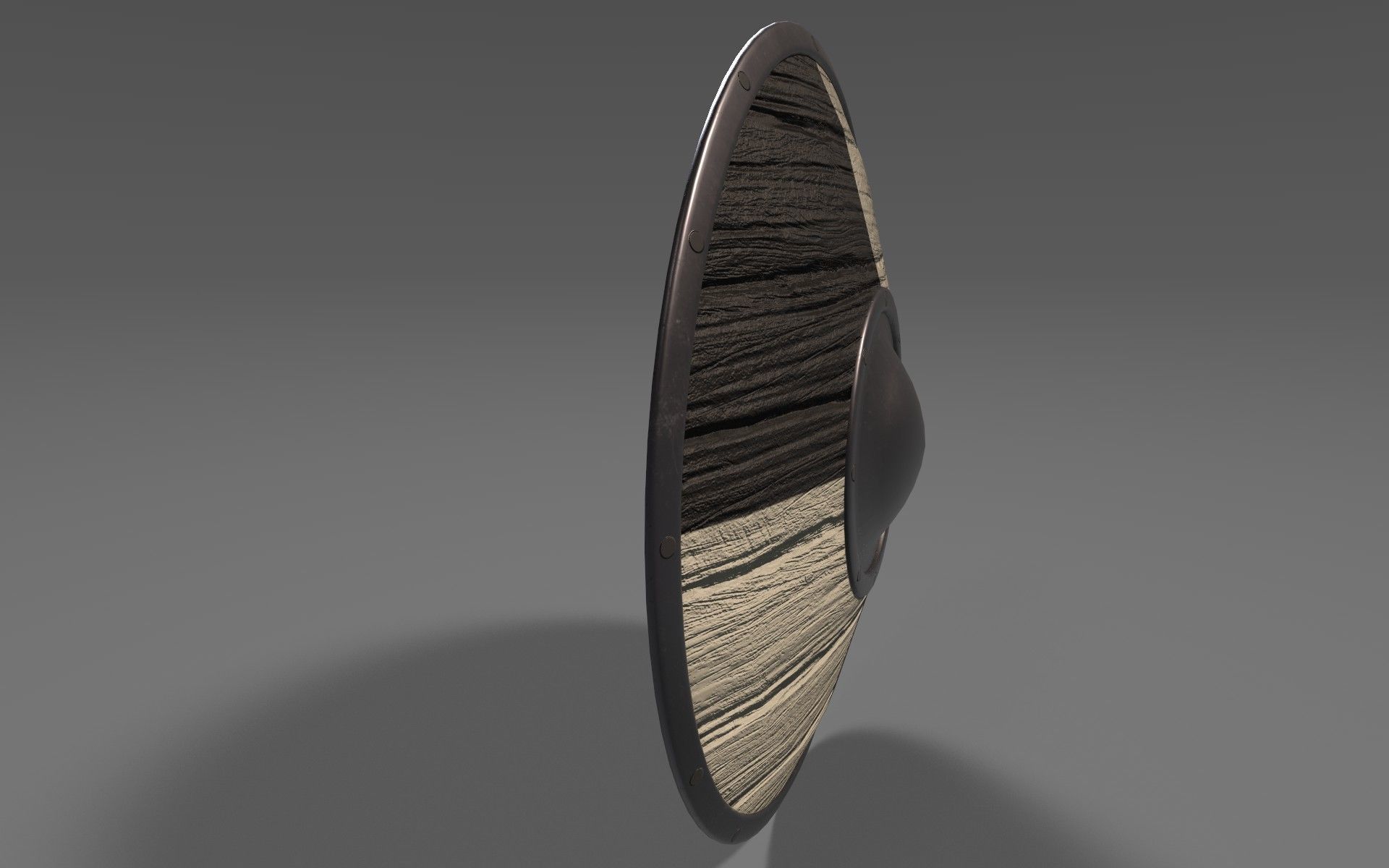 Viking Shield 2 Low-poly 3D model_6