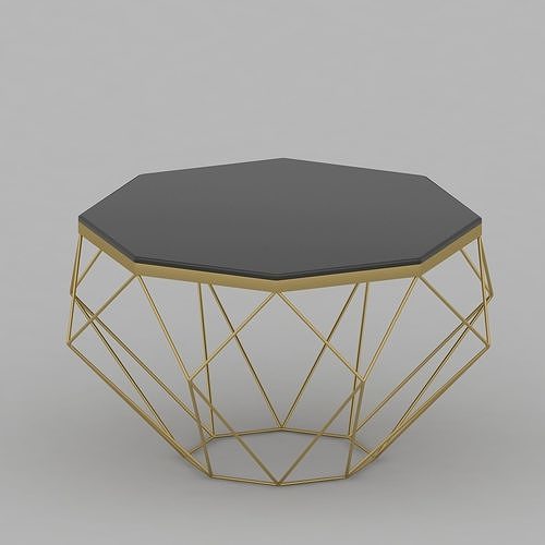 Table oken 3D model 3D model
