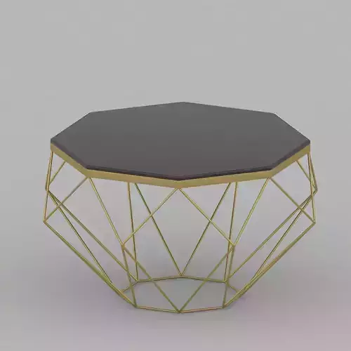 Table oken 3D model 3D model
